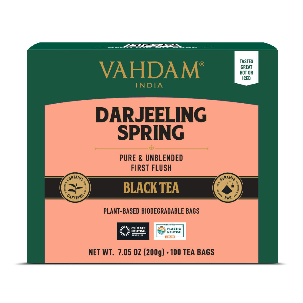 Darjeeling Spring Black Tea, 100 Count