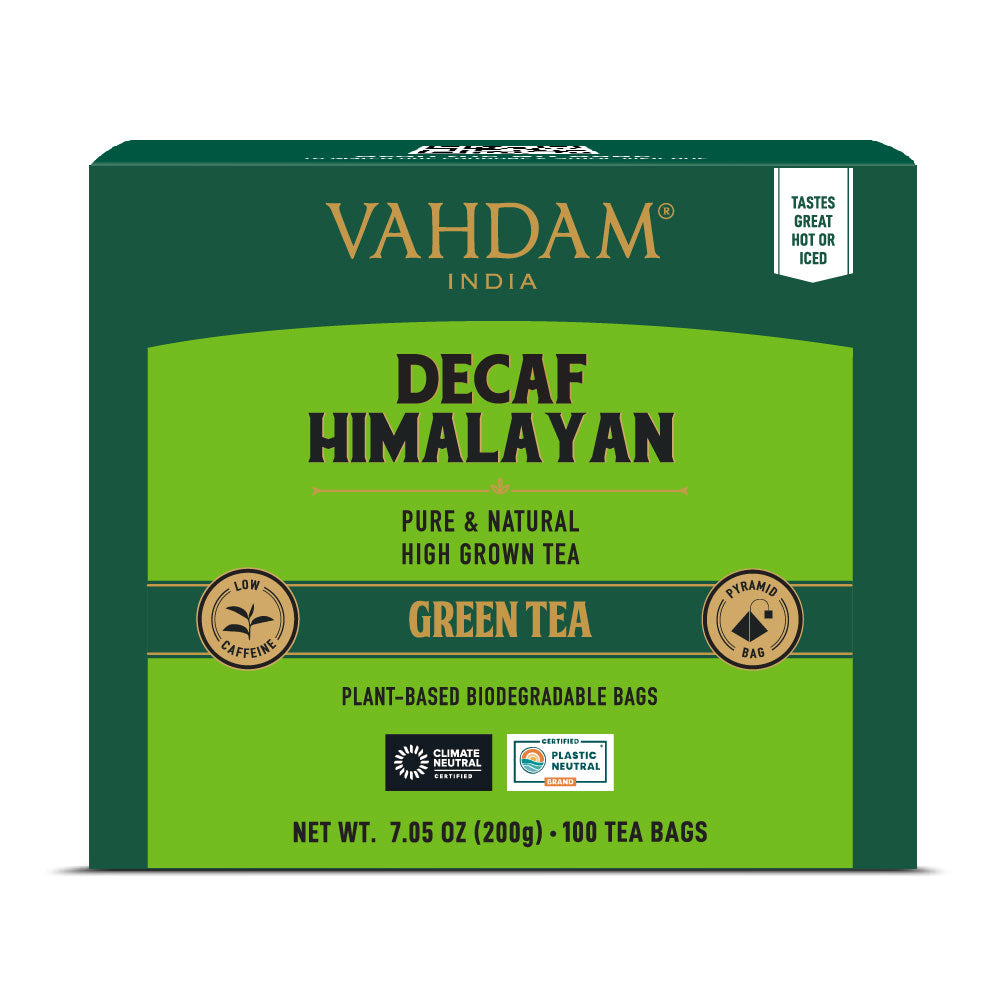 Decaf Himalayan Green Tea, 100 Count