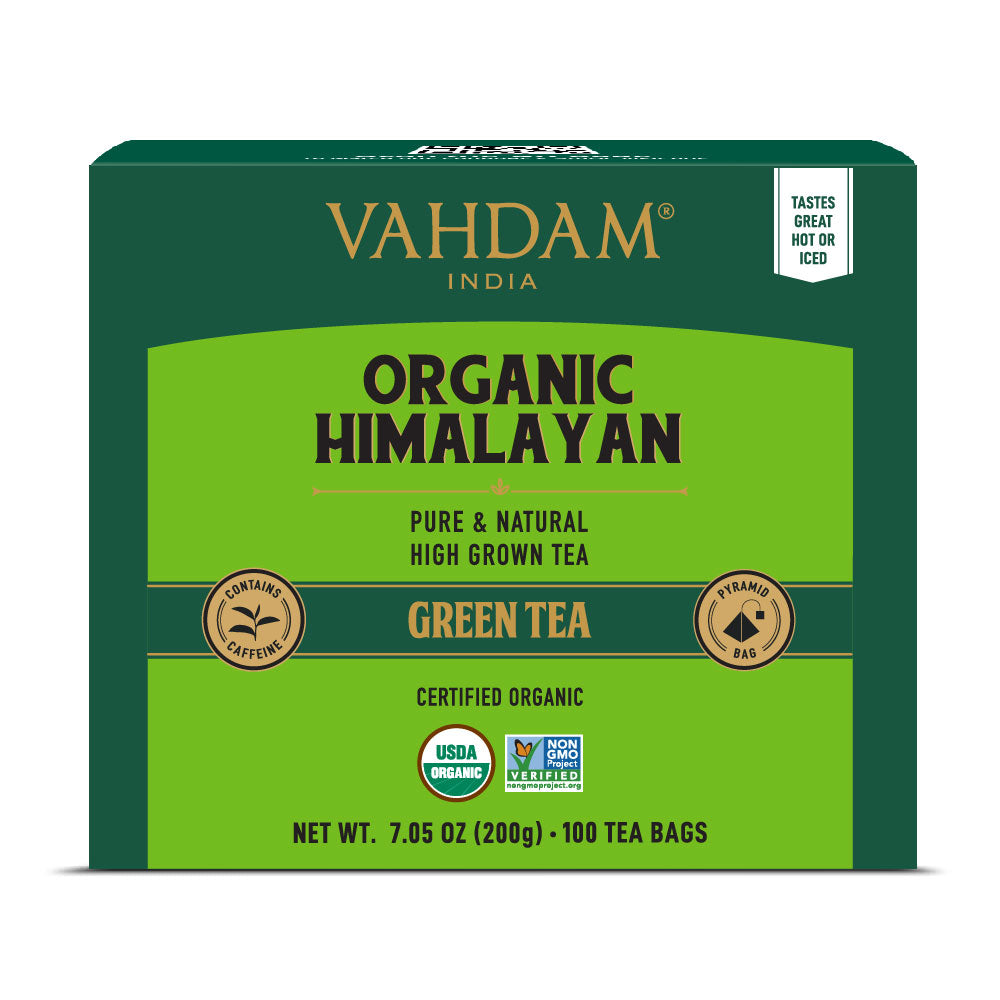 Organic Himalayan Green Tea, 100 Count