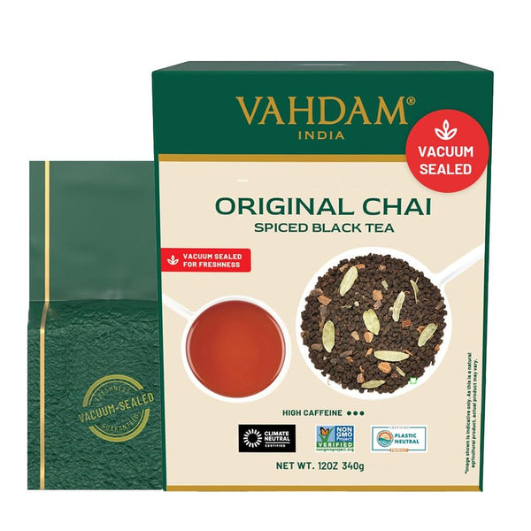 Authentic Masala Chai Tea Blend | 12oz | Loose Leaf - VAHDAM® USA