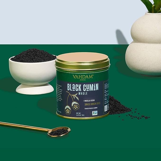 Black Cumin Whole, 2.47 Oz, 70g