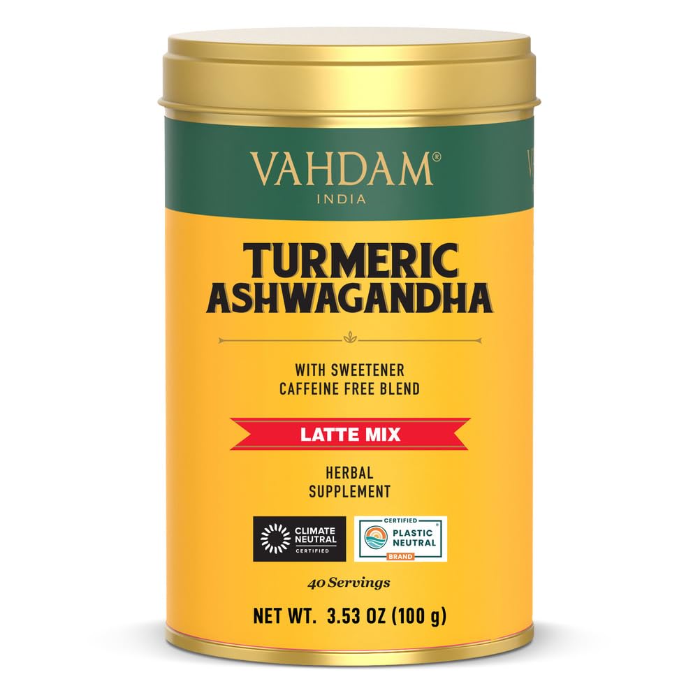 Turmeric Ashwagandha Latte Mix, 3.53 oz