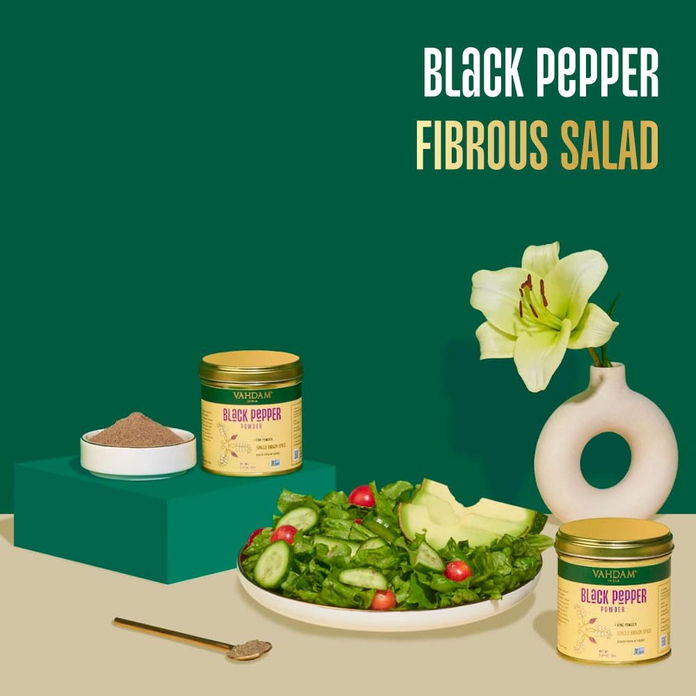 Black Pepper Powder, 2.47 Oz, 70g