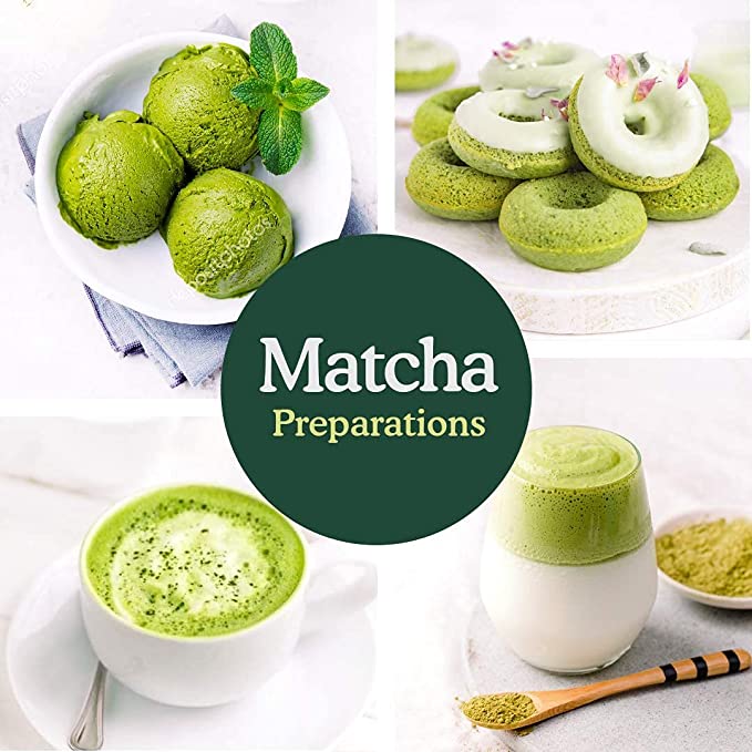 Pure Matcha Green Tea Powder, Culinary Grade, Image 4 -1.76 oz