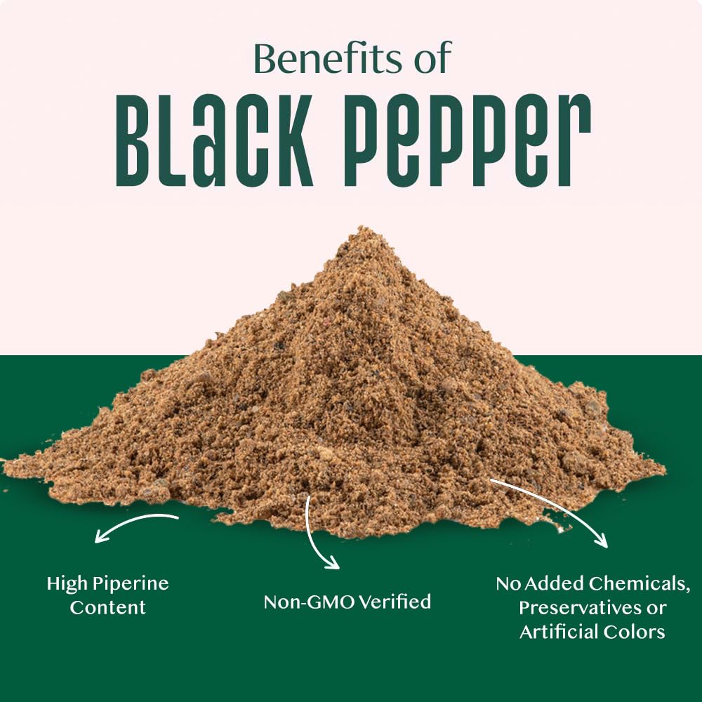 Black Pepper Powder, 2.47 Oz, 70g