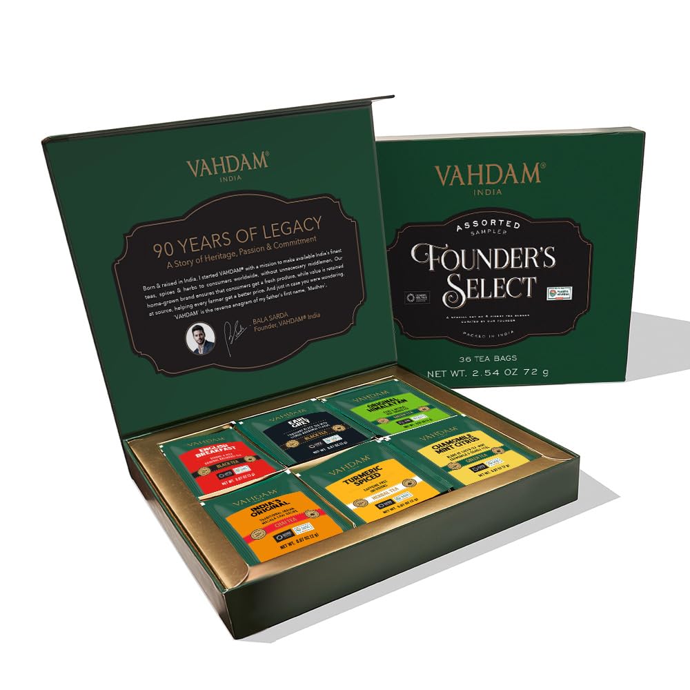 Founder's Select, Gift Set, 36 Teas