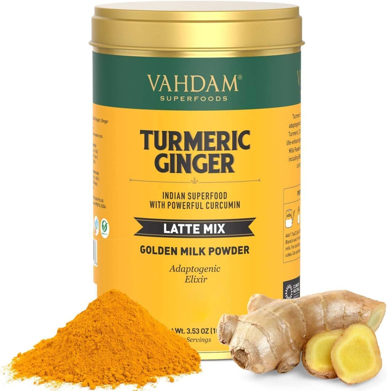 Spice mix for golden milk Curcuma Latte Bio, Classic Ayurveda, 50 g