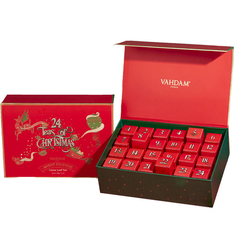 VAHDAM, Tisane in Confezione Regalo Holiday Breakfast - 9 Tè in Scatola  Regalo - 100% Ingredienti e Spezie Naturali - Christmas Tea da Regalare a  Chi