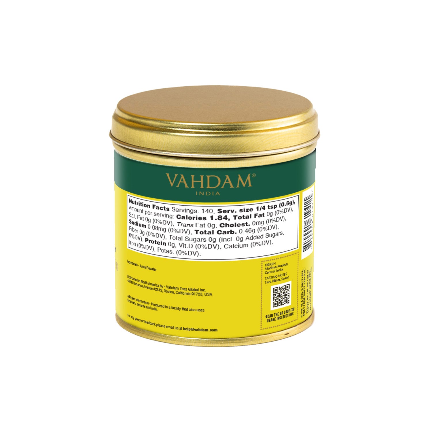 Amla Powder, 2.47 Oz, 70g