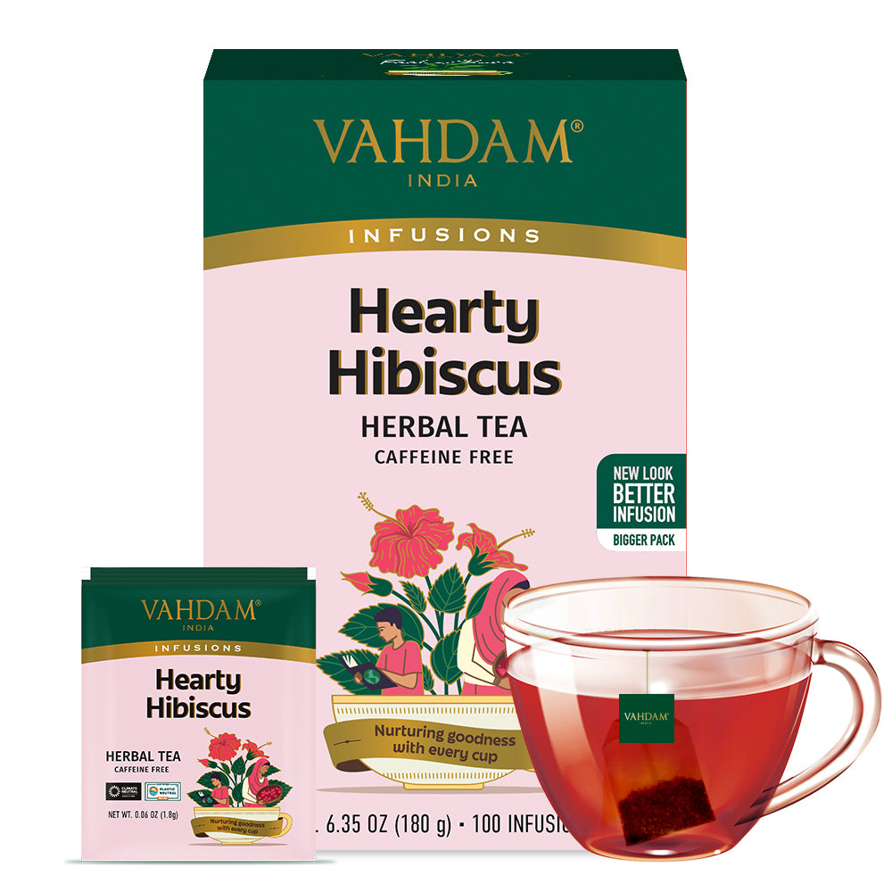 Hearty Hibiscus Herbal Tea 100 Count