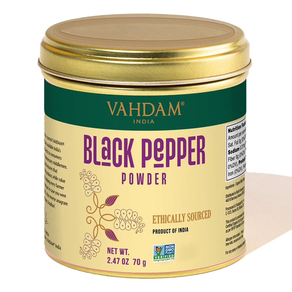 Black Pepper Powder, 2.47 Oz, 70g