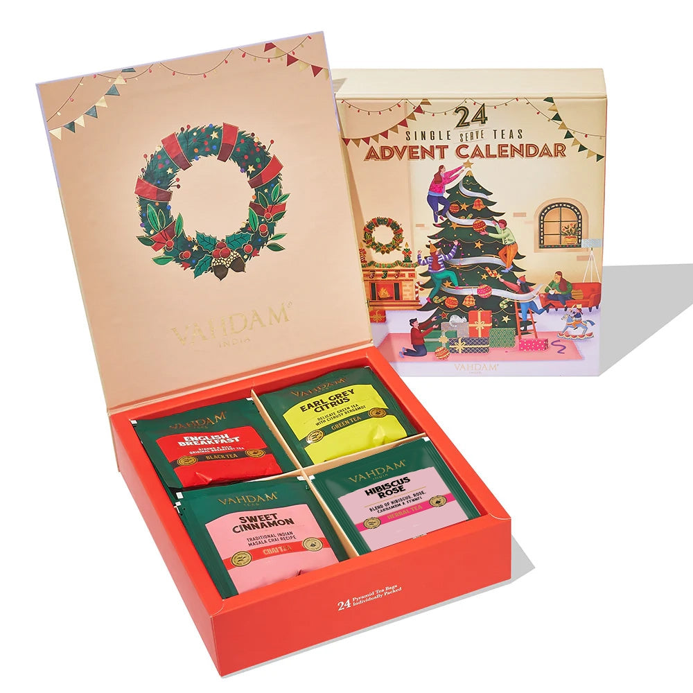 Advent Calendar Tea Gift Set, 24 Teas