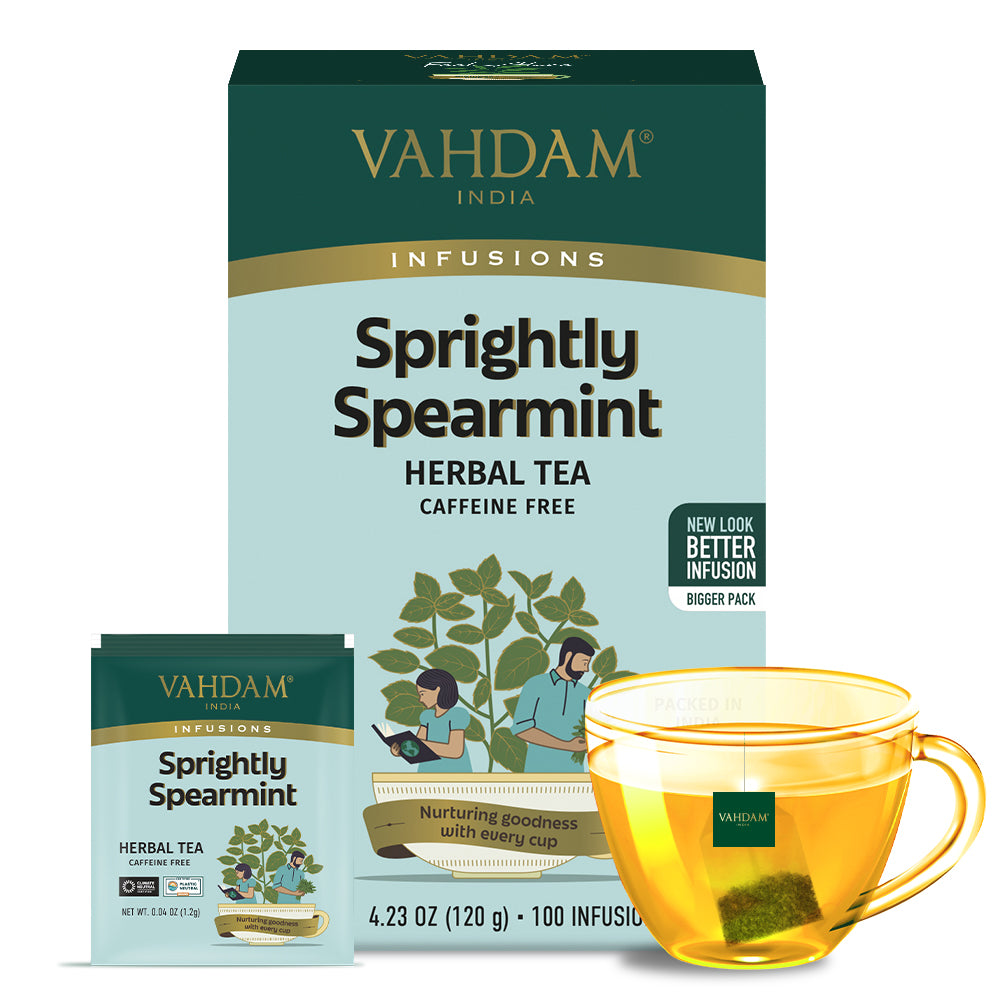 Sprightly Spearmint Herbal Tea, 100 Count