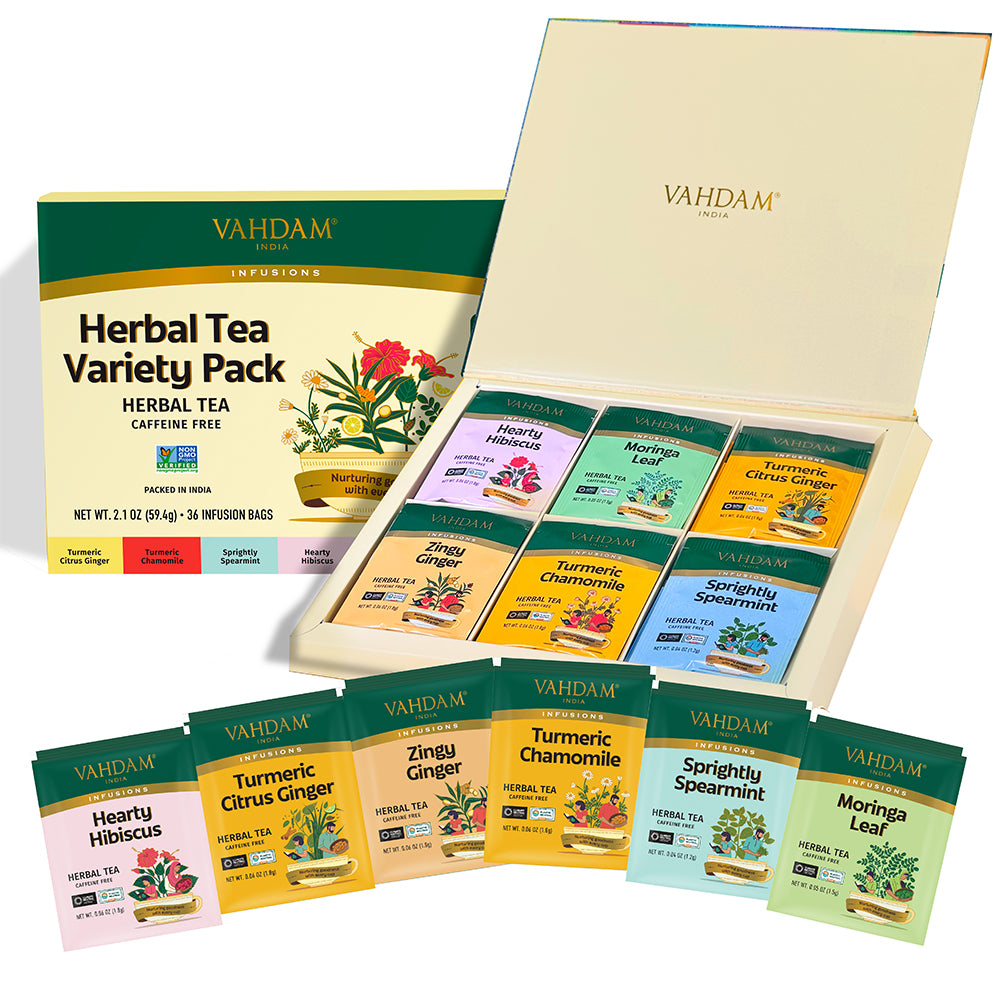 Herbal Tea Variety Pack, 36 Infusion Bags