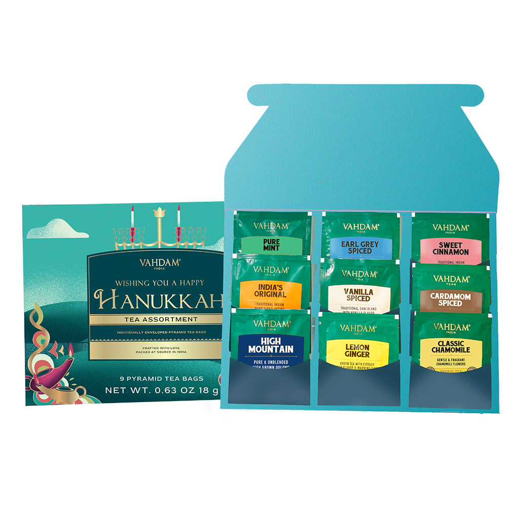 Hanukkah Tea Assortment, 9 Teas, 0.63 Oz, 18g