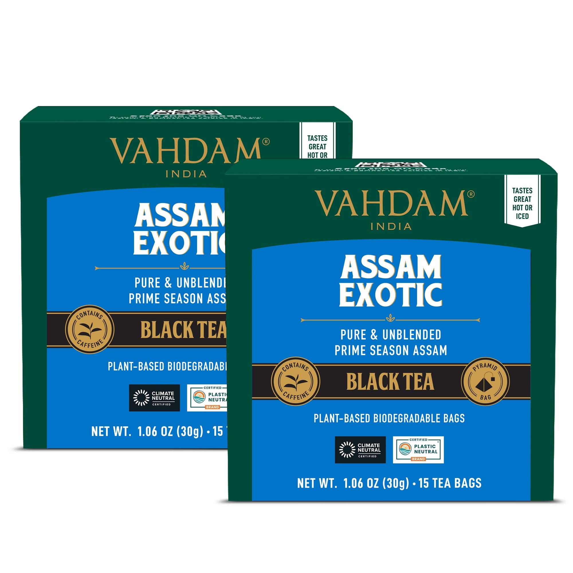 Assam Exotic Black Tea, 30 Count (15x2)