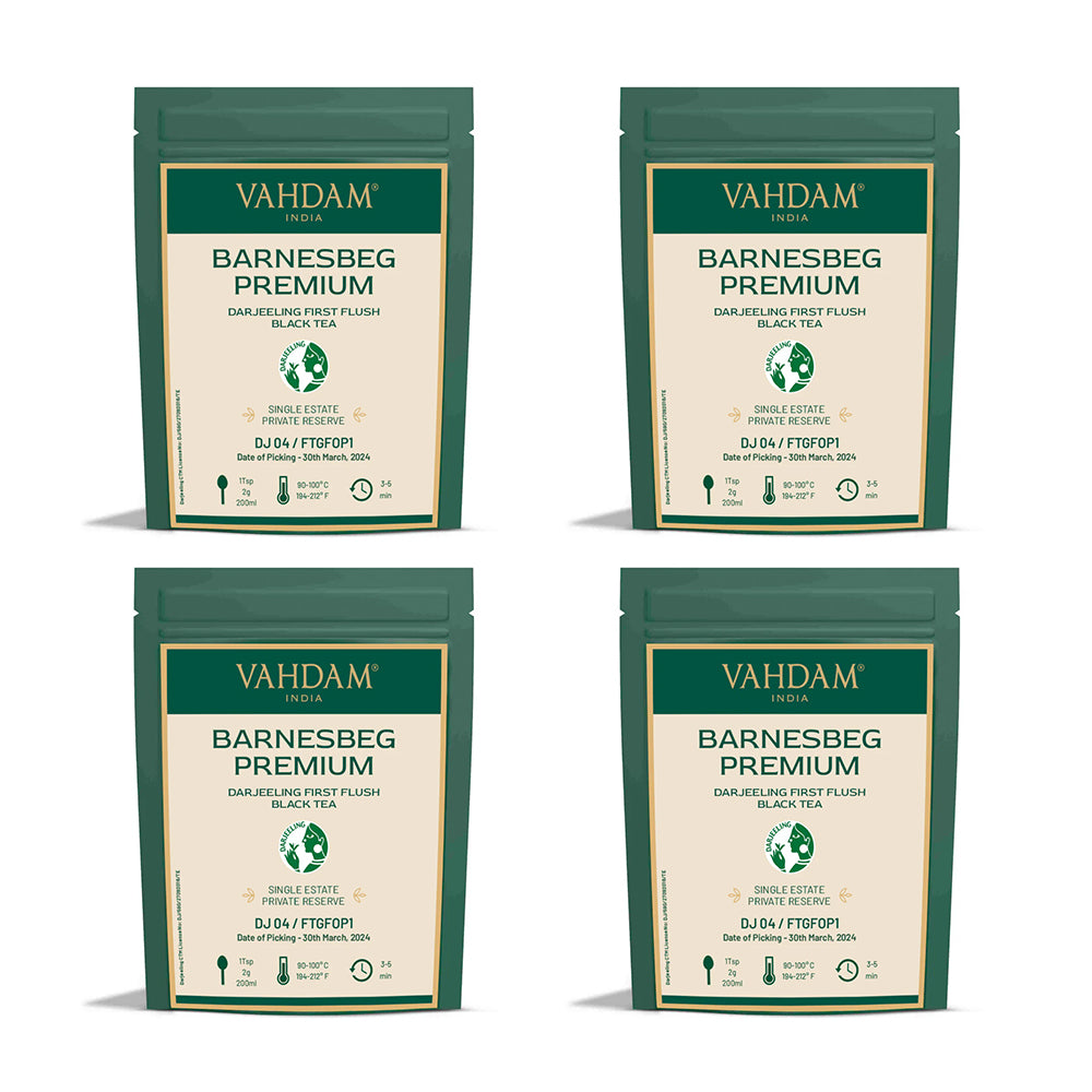 Barnesbeg Premium Darjeeling First Flush Black Tea DJ 04 (Pack of 4)