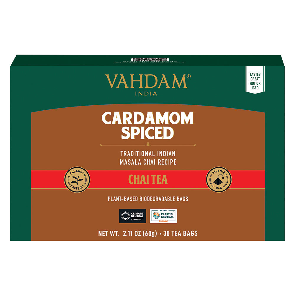 Cardamom Masala Chai Tea, 30 Count (15x2)
