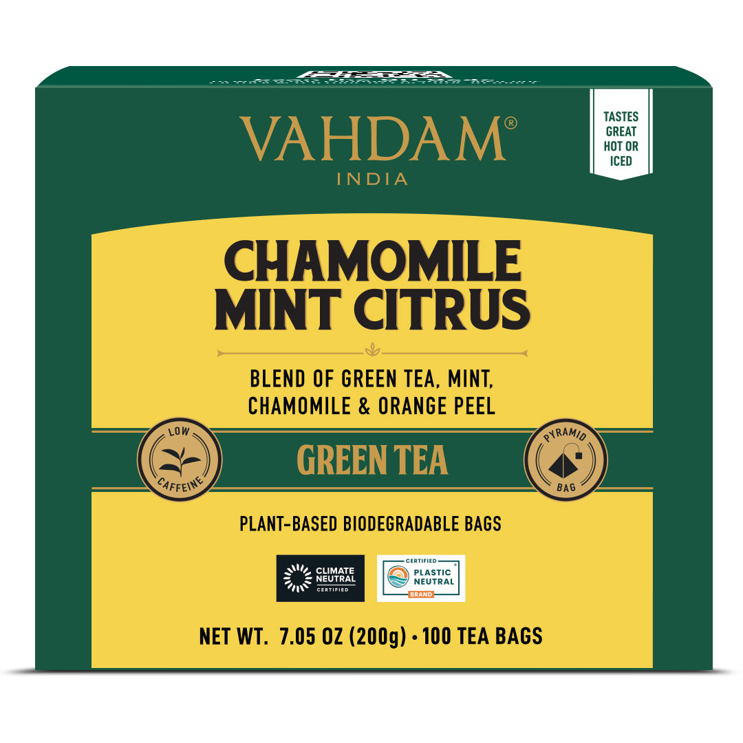 Chamomile Mint Citrus Green Tea, 100 Count