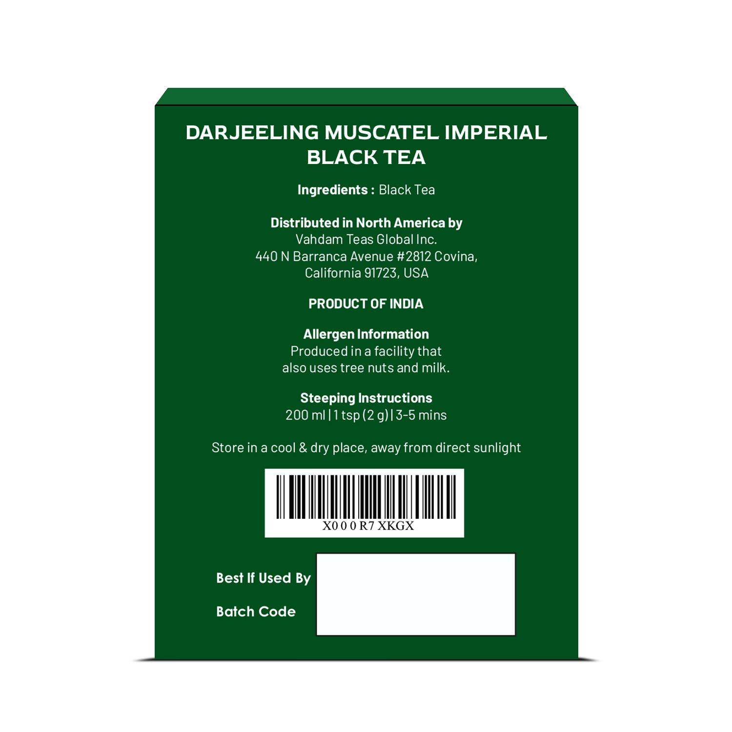 Darjeeling Muscatel Imperial Black Tea, 3.53 oz