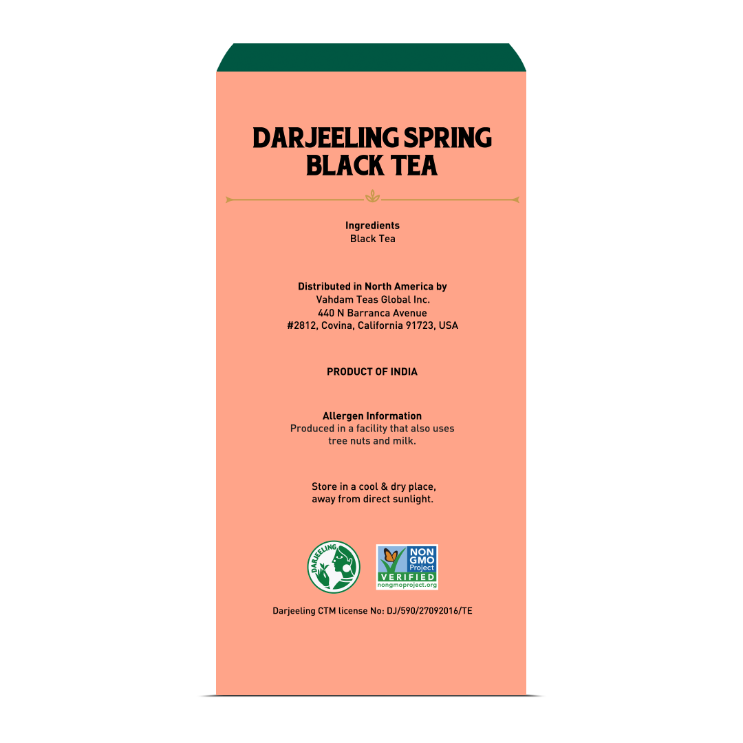 Darjeeling Spring Black Tea, 100 Count