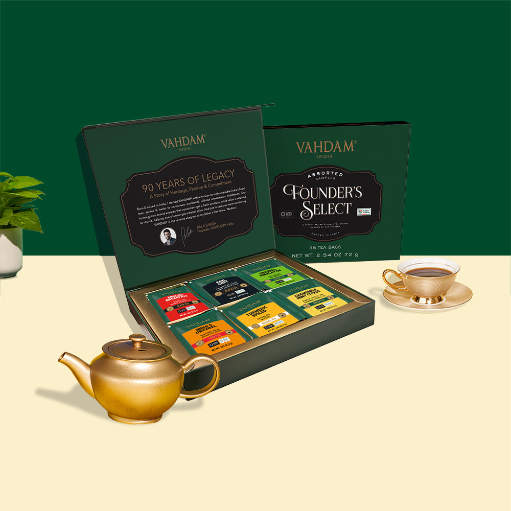 Founder's Select, Gift Set, 6 Teas