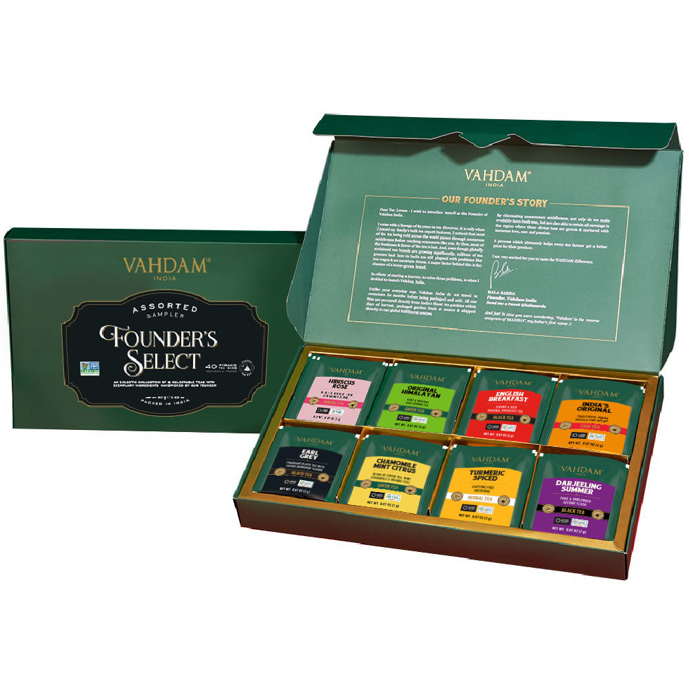 Founder's Select, Gift Set, 8 Teas