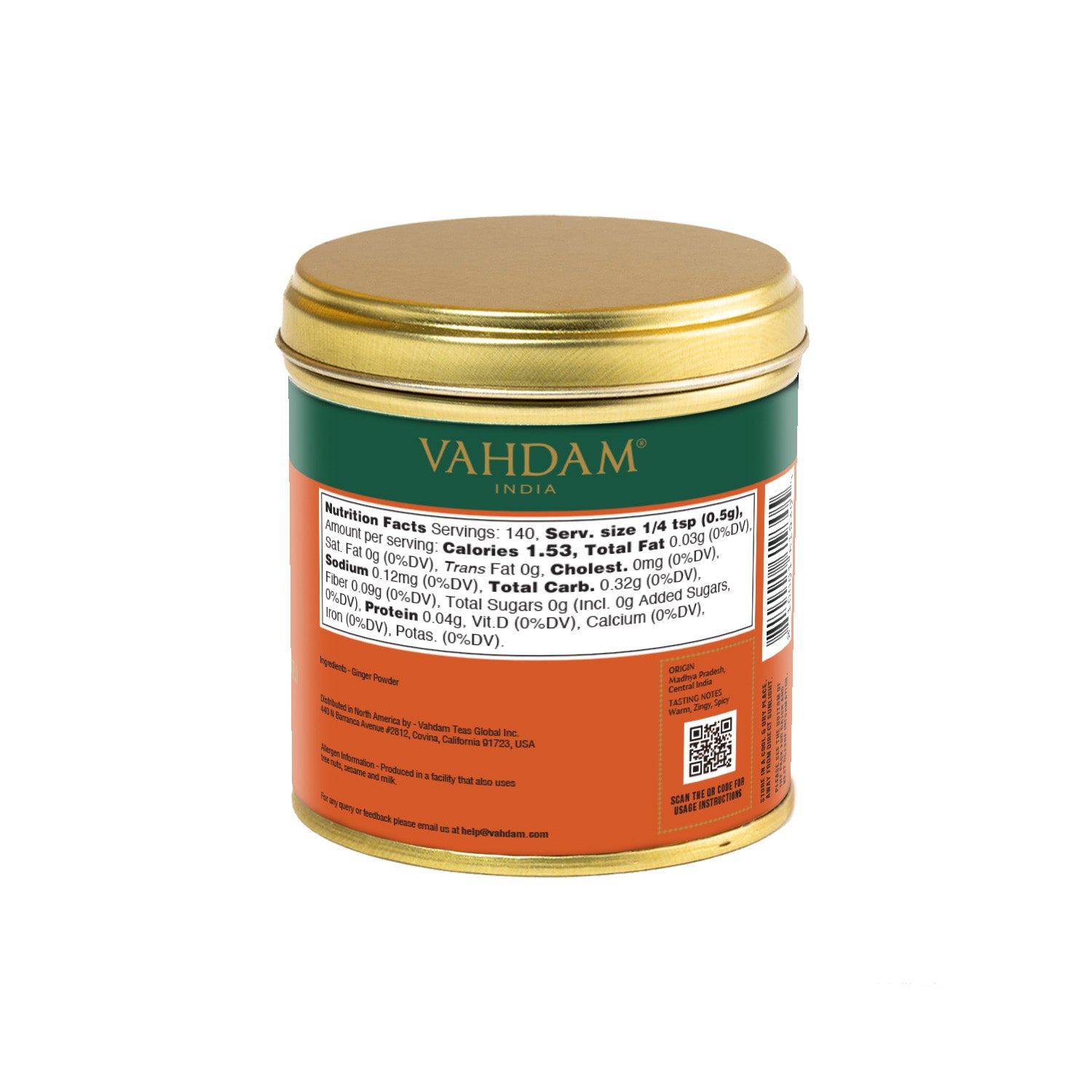 Ginger Powder,2.47 Oz, 70g