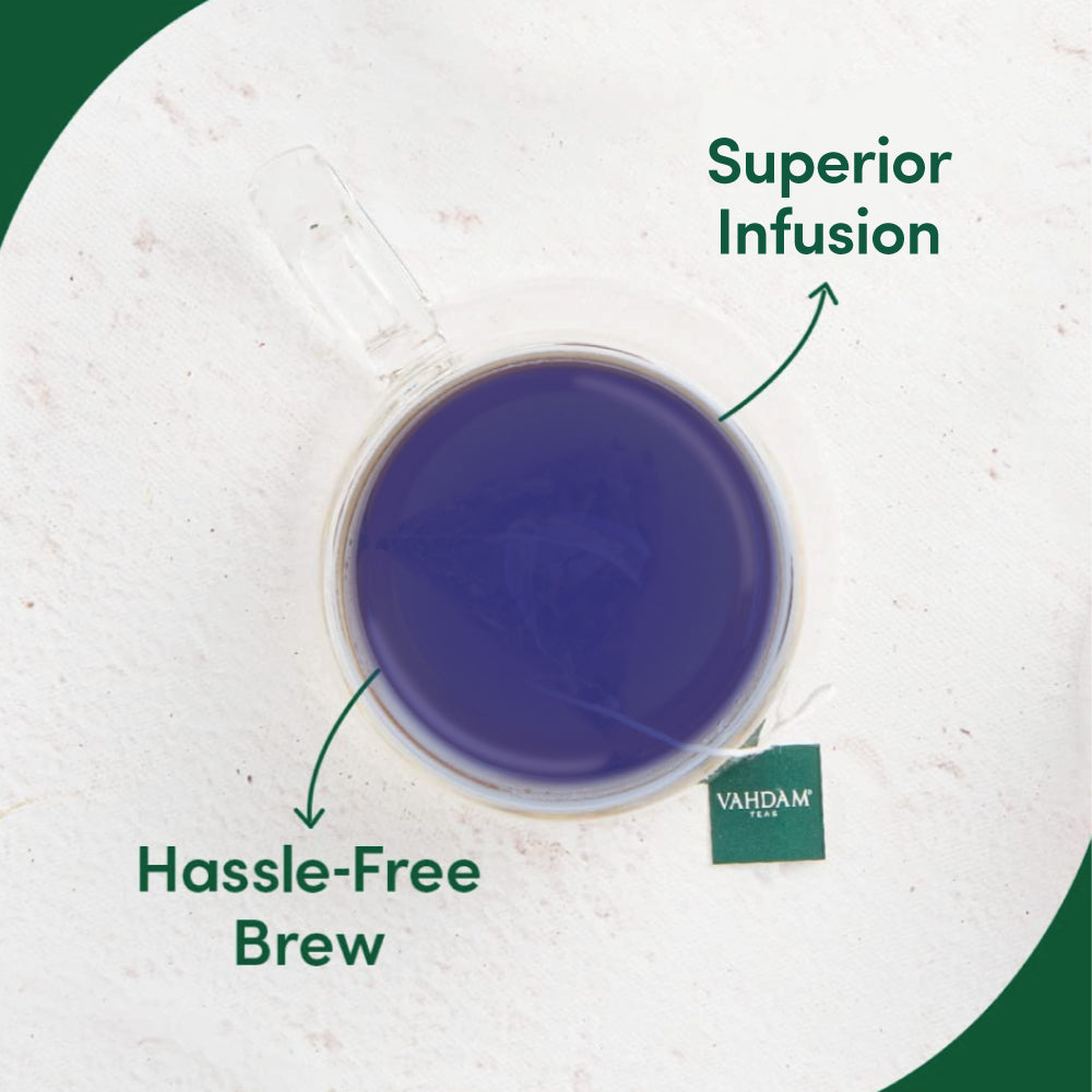 Butterfly Pea Flower Herbal Tea: 40 Tea Bags, Image 8