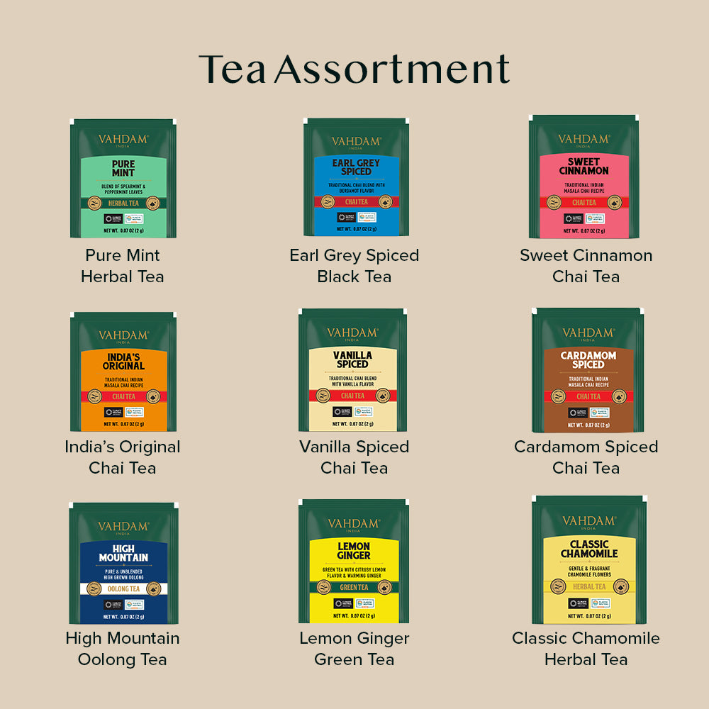 Hanukkah Tea Assortment, 9 Teas, 0.63 Oz, 18g