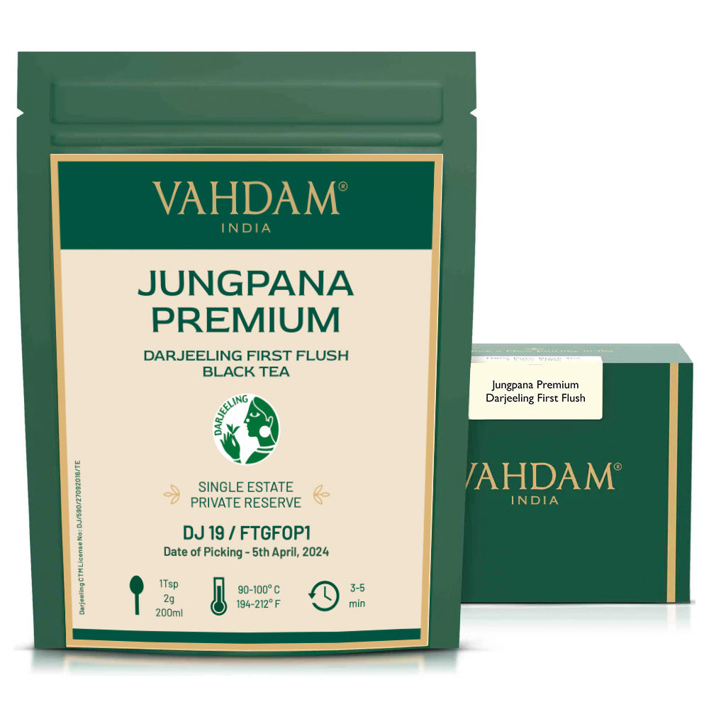 Jungpana Premium Darjeeling First Flush Black Tea  (DJ 19/2024)