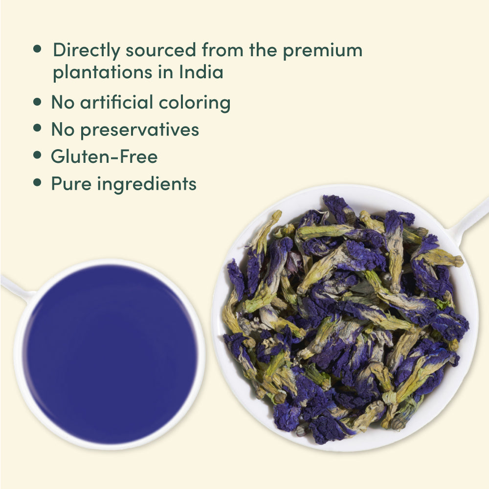 Butterfly Pea Flower Tea Herbal Tea Tisane, Image 5