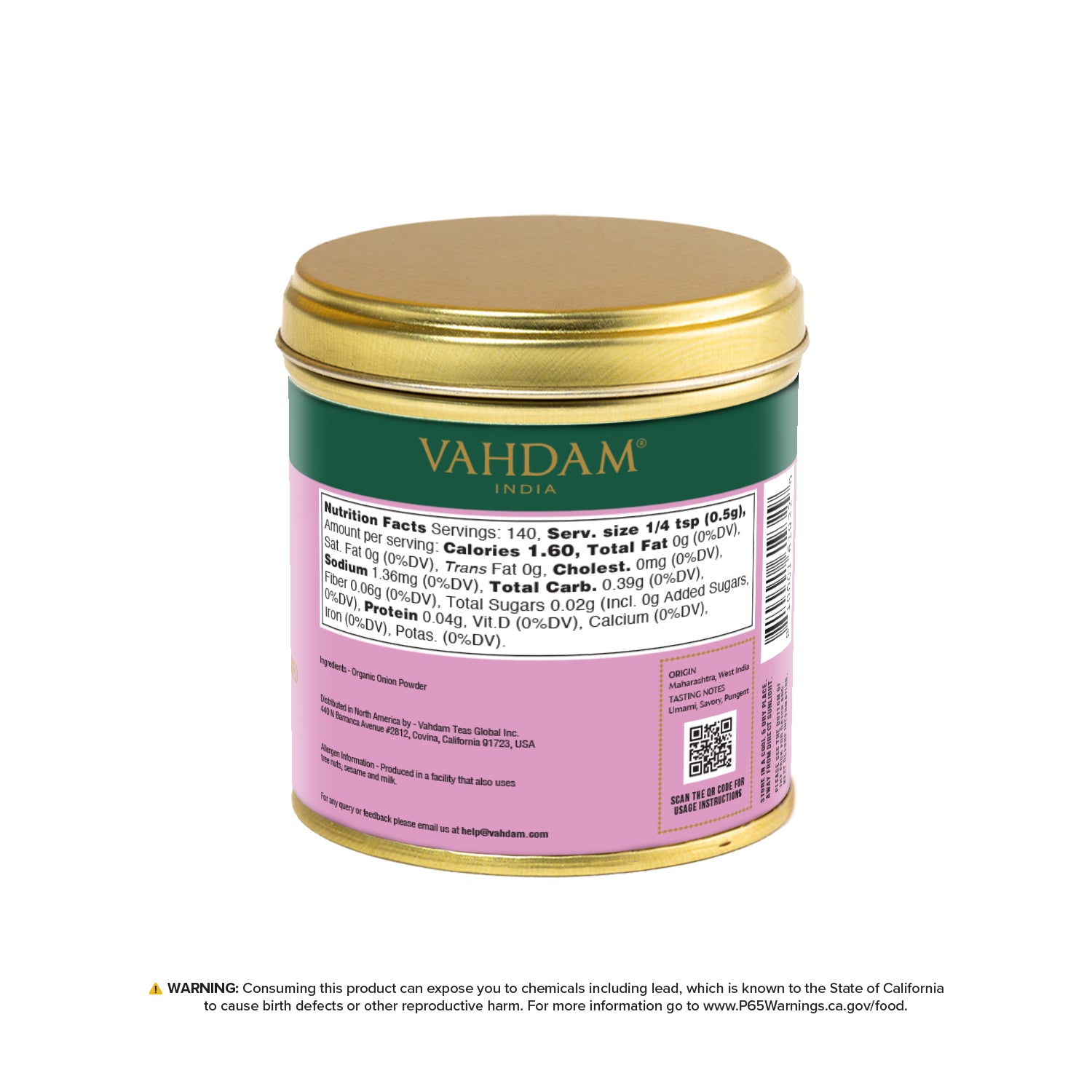 Onion Powder, 2.47 Oz, 70g