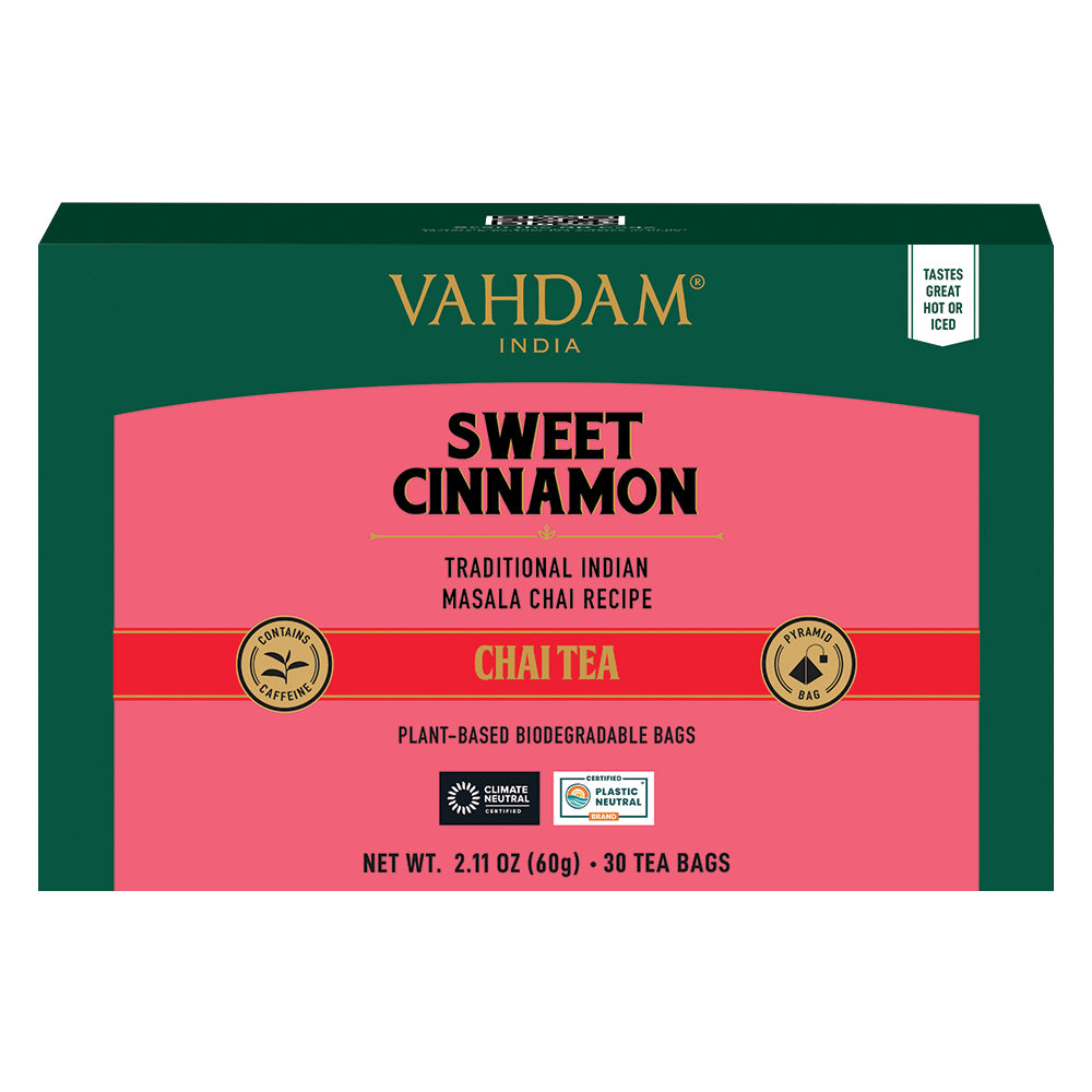 Sweet Cinnamon Masala Chai Tea, 30 Count
