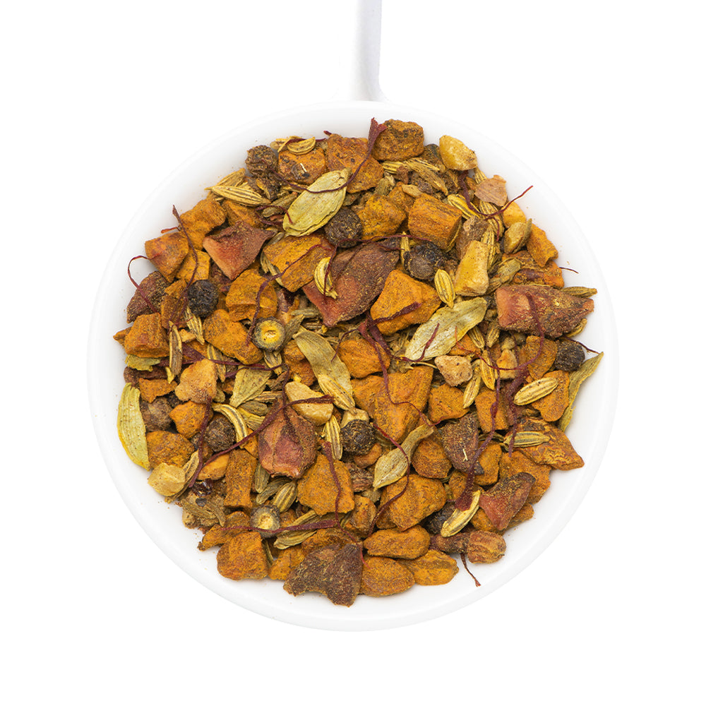 Turmeric Saffron Herbal Tea Tisane, 3.53 oz