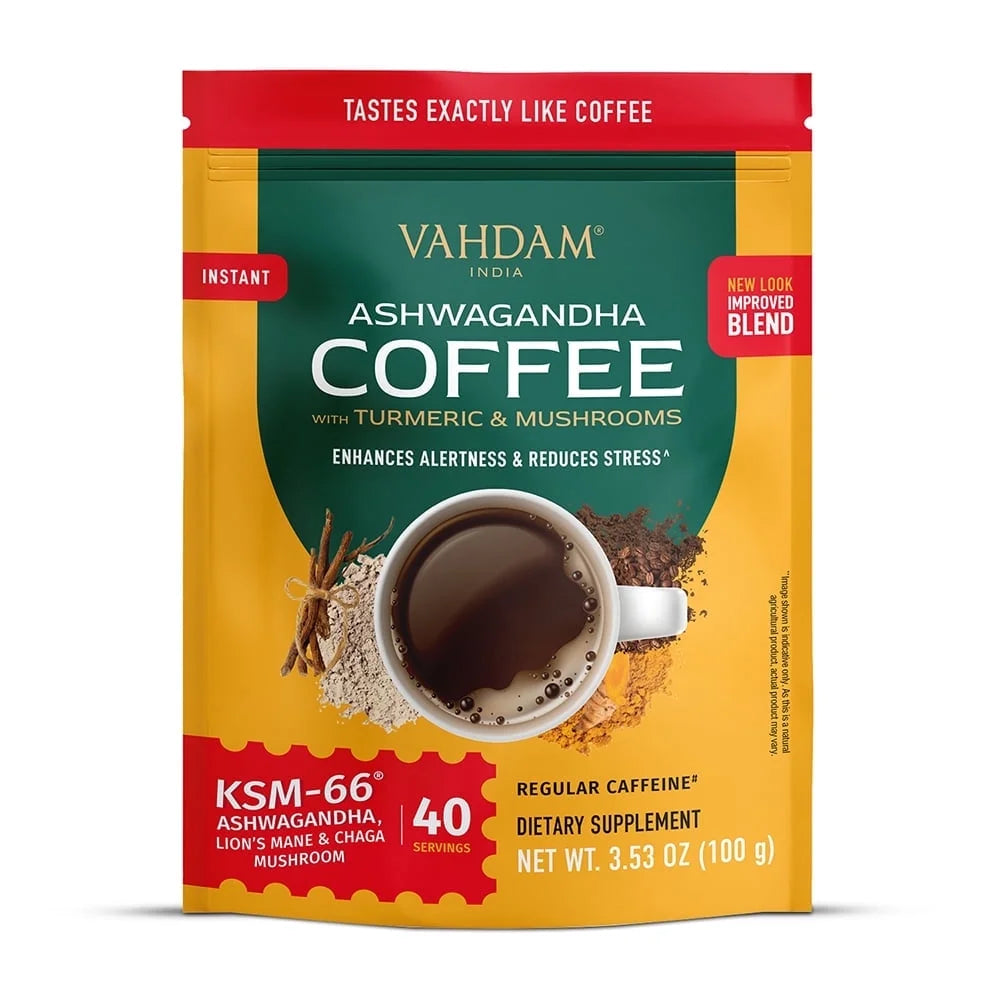 VAHDAM, Ashwagandha Coffee (3.53oz, 100g)