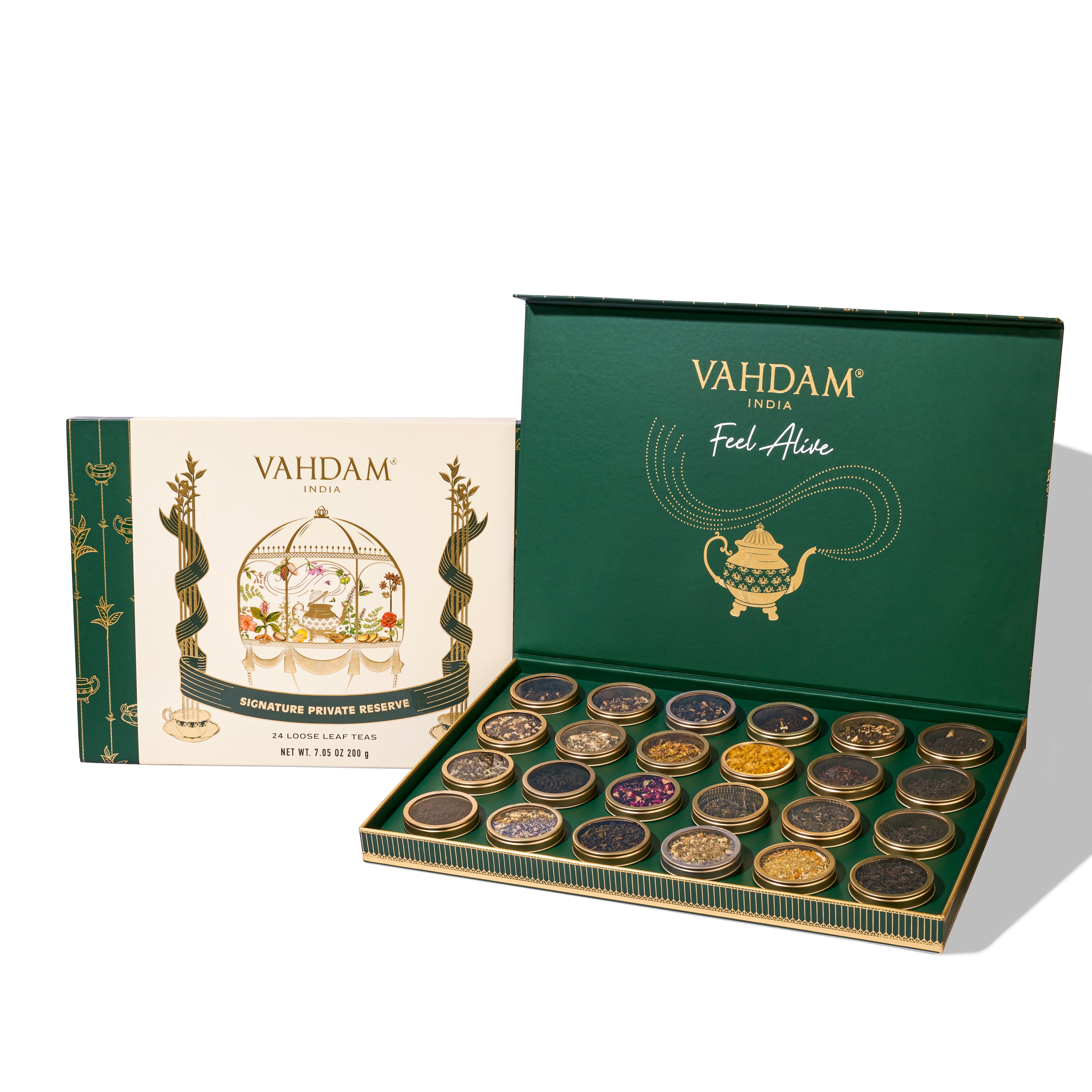 Vahdam 24 Teas of Christmas Advent Calendar outlet loose leaf tea