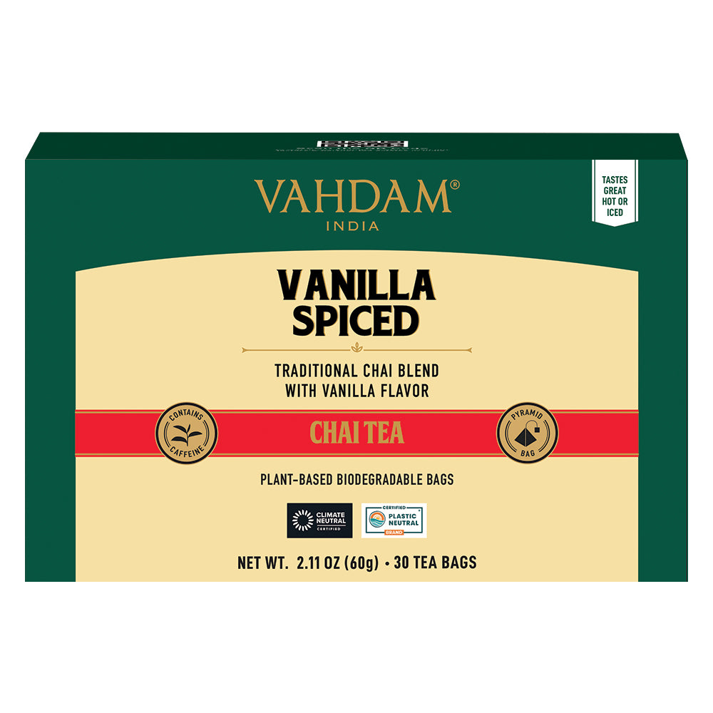 Vanilla Spiced Masala Chai Tea, 30 Count