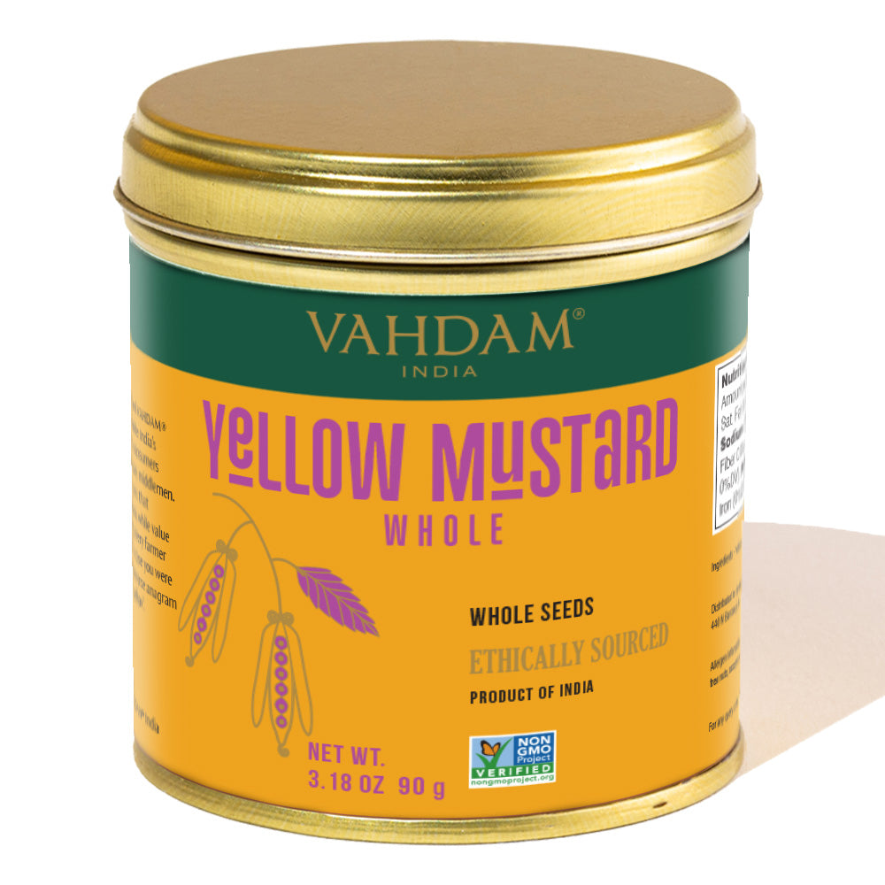 Yellow Mustard Whole,3.18Oz, 90g