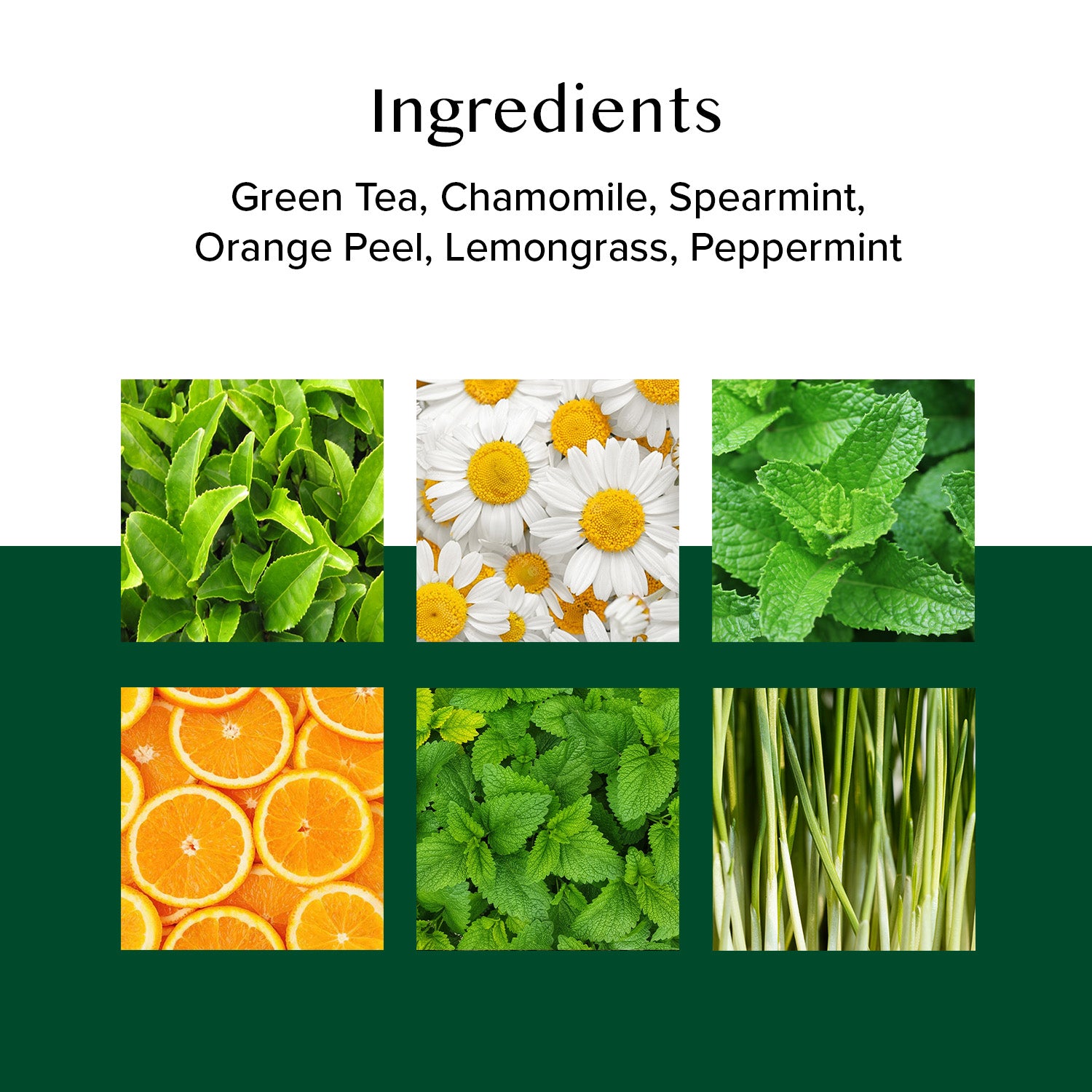 Chamomile Mint Citrus Green Tea, 3.53 oz