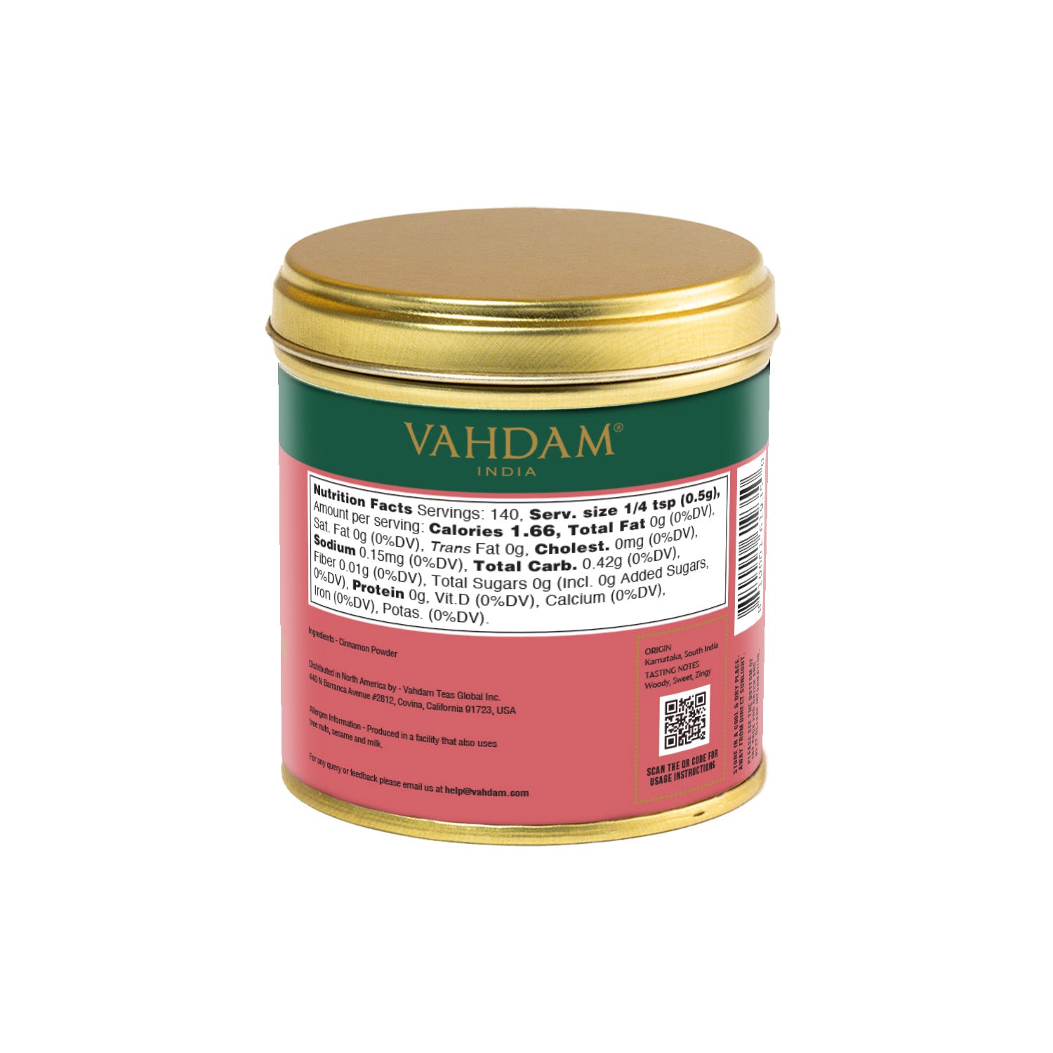 Cinnamon Powder, 2.47 Oz, 70g