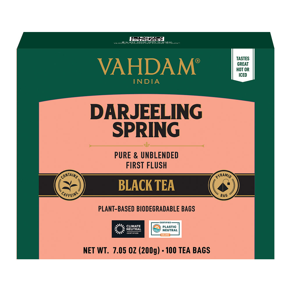 Darjeeling First Flush Black Tea, 100 Count