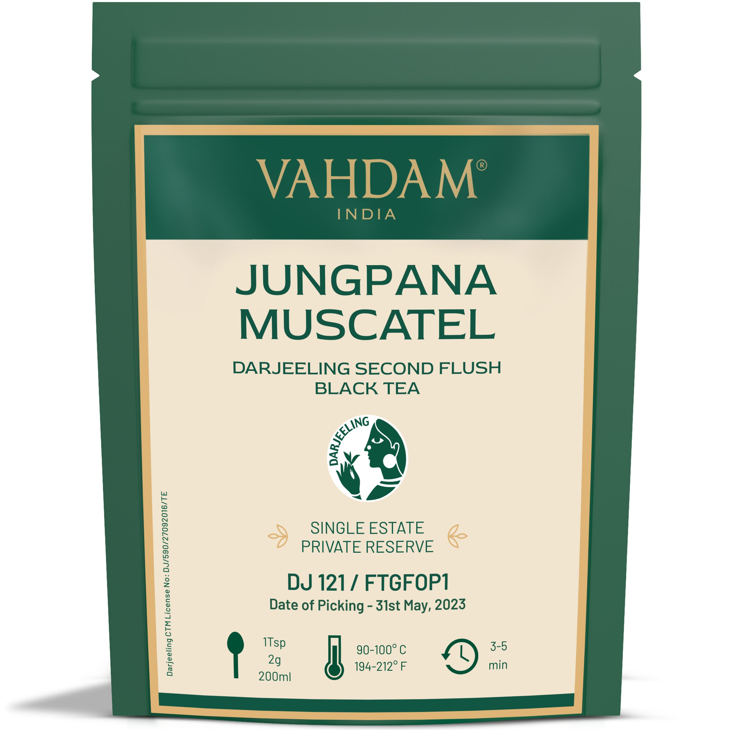 Jungpana Muscatel Darjeeling Second Flush Black Tea (DJ 121/2023)
