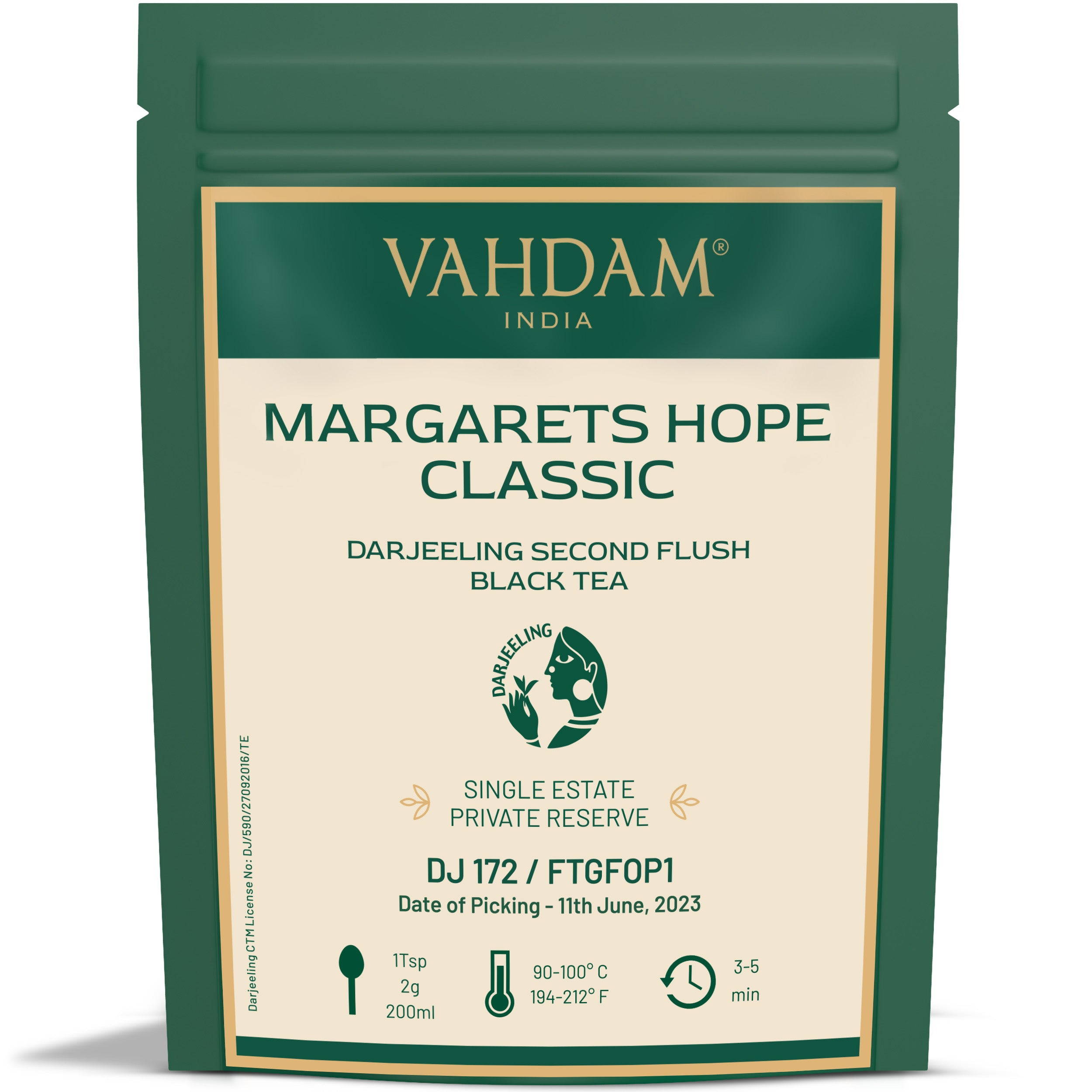 Margarets Hope Classic Darjeeling Second Flush Black Tea (DJ 172/2023)