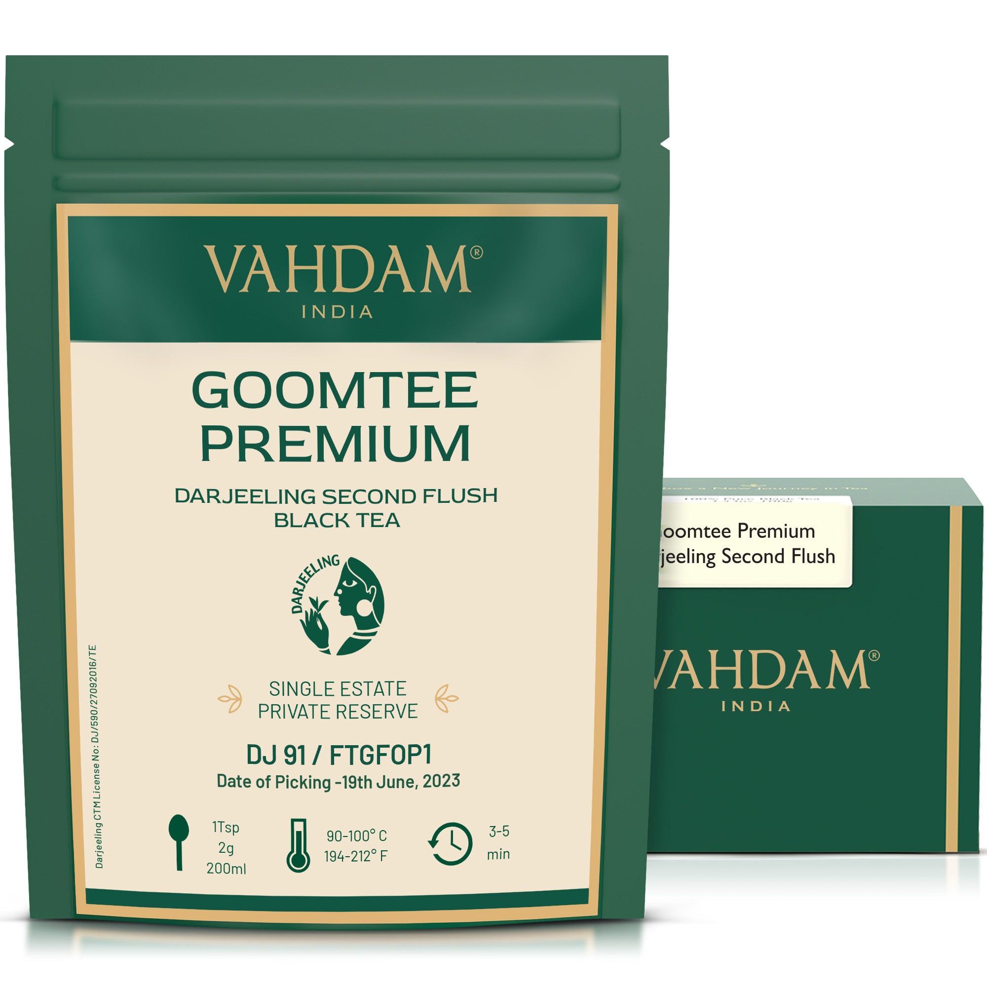 Goomtee Premium Darjeeling Second Flush Black Tea (DJ 91/2023)