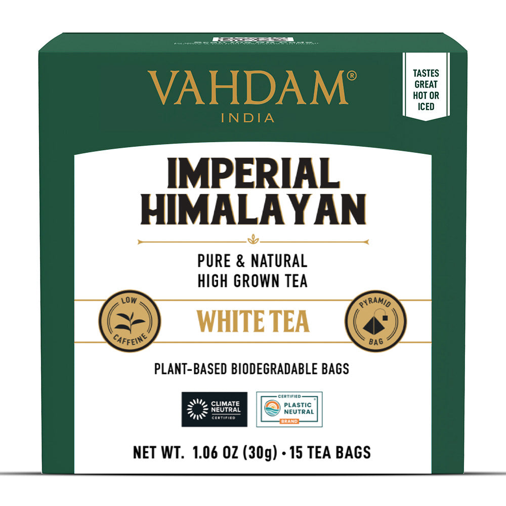 Imperial Himalayan White Tea Bags, 15 Count