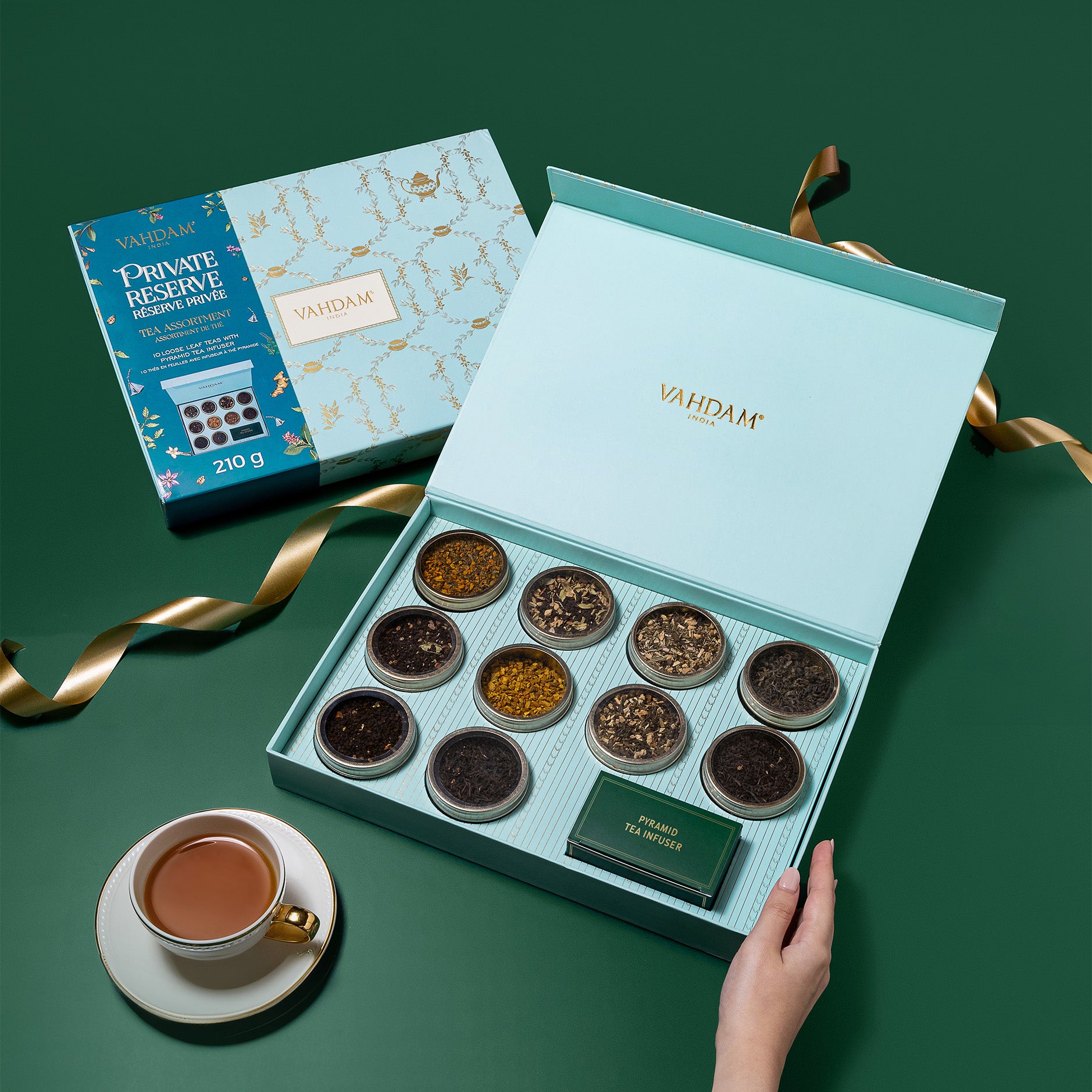 VAHDAM® India Private Reserve Tea Assortment Gift Set