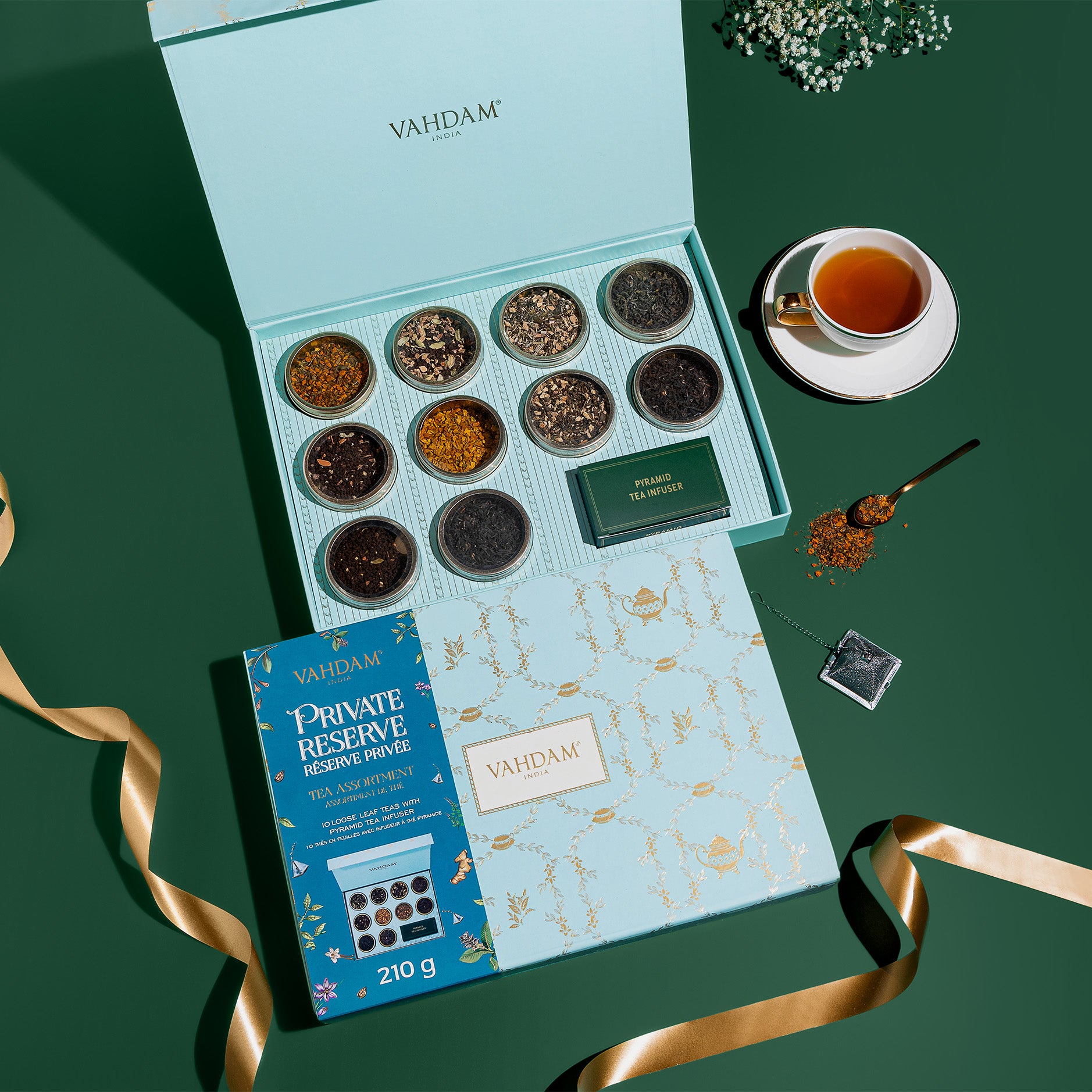 VAHDAM® India Private Reserve Tea Assortment Gift Set