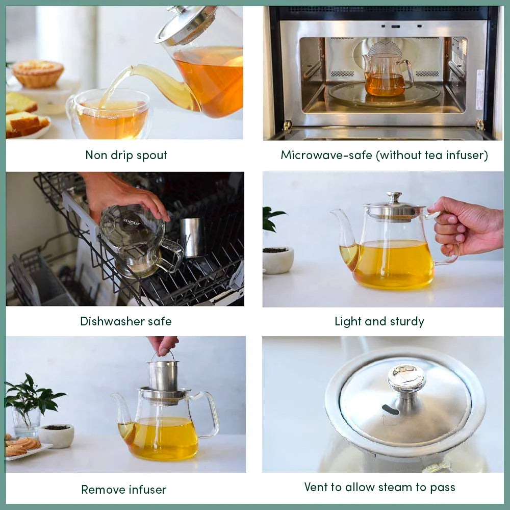 Borosilicate Glass Cooking Pot – 21 Teas & Goods