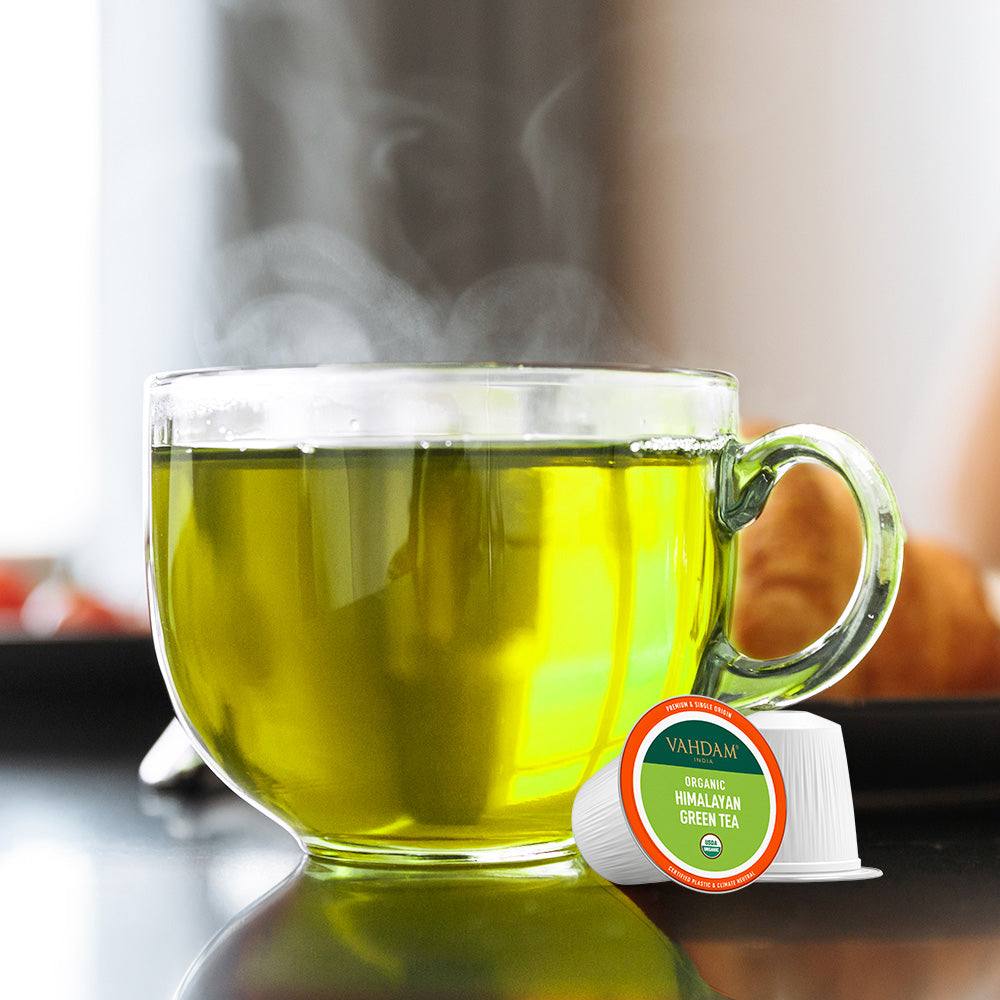Organic Himalayan Green Tea: Single Serve Tea Pods